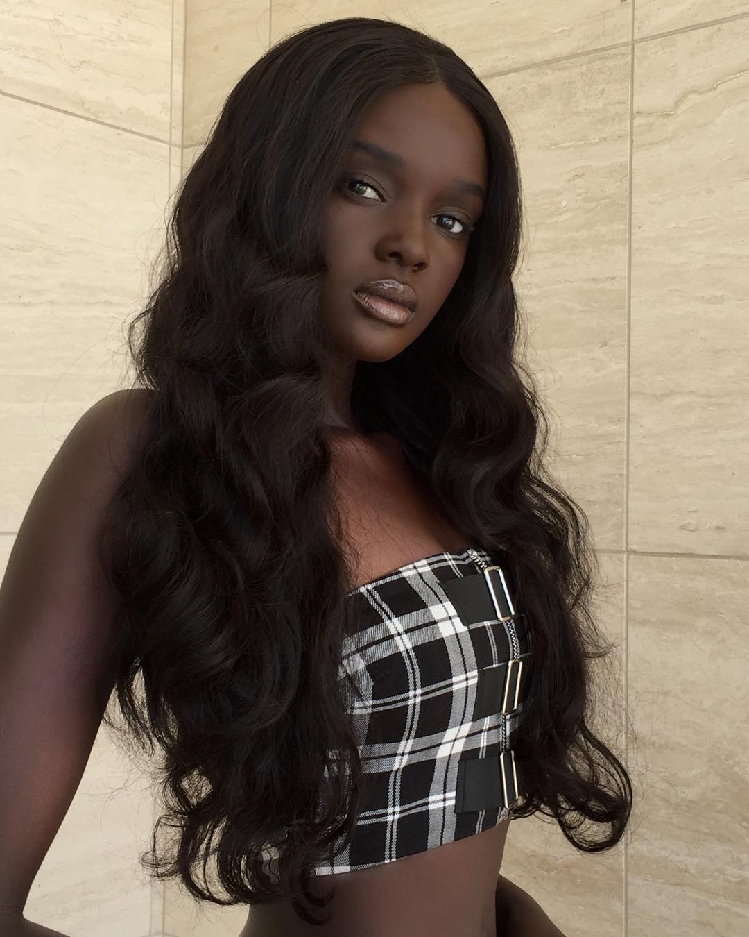 Duckie Thot is a model that appeared in Khalid Saved
